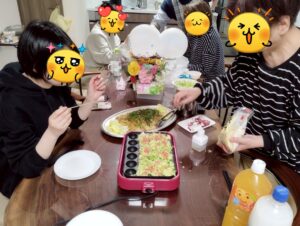 4月誕生日会は、たこぱ！