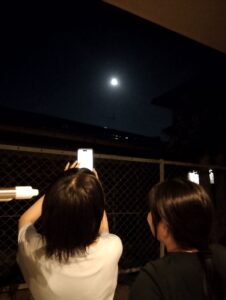 満月のお月見🌕